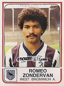 Sticker Romeo Zondervan - UK Football 1983-1984 n. 339 - Panini