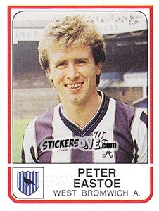 Sticker Peter Eastoe - UK Football 1983-1984 - Panini