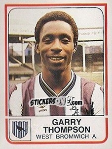 Sticker Garry Thompson - UK Football 1983-1984 n. 343 - Panini