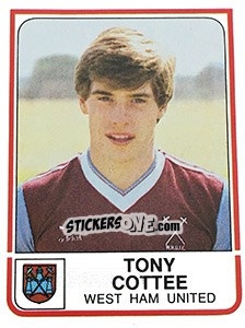 Figurina Tony Cottee - UK Football 1983-1984 - Panini