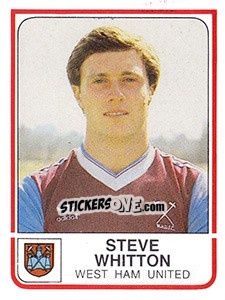 Figurina Steve Whitton - UK Football 1983-1984 - Panini