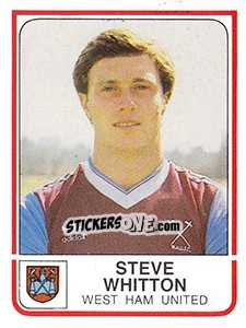 Figurina Steve Whitton - UK Football 1983-1984 n. 354 - Panini