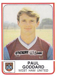 Sticker Tony Goddard - UK Football 1983-1984 - Panini