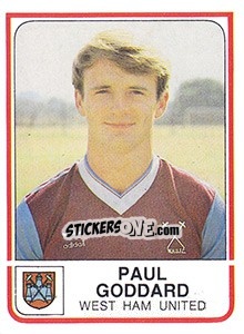 Sticker Tony Goddard - UK Football 1983-1984 n. 358 - Panini