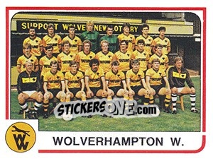 Sticker Team - UK Football 1983-1984 - Panini