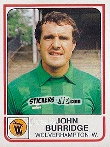 Cromo John Burridge - UK Football 1983-1984 - Panini