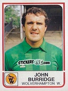Figurina John Burridge - UK Football 1983-1984 n. 362 - Panini