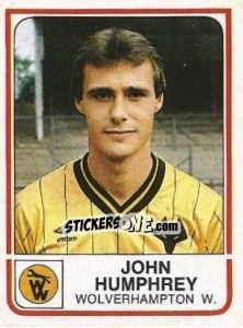 Sticker John Humphrey - UK Football 1983-1984 n. 364 - Panini