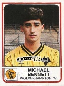 Sticker Michael Bennett - UK Football 1983-1984 - Panini