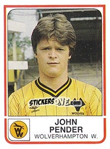 Cromo John Pender - UK Football 1983-1984 - Panini