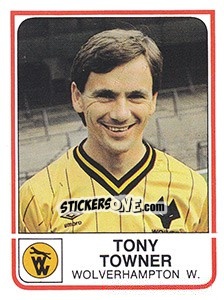 Figurina Tony Towner - UK Football 1983-1984 - Panini