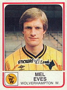 Figurina Mel Eves - UK Football 1983-1984 - Panini