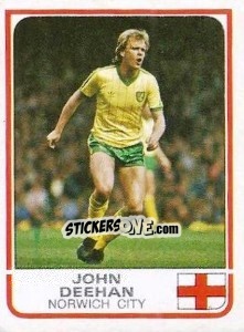 Figurina John Deeham (Norwich City) - UK Football 1983-1984 - Panini