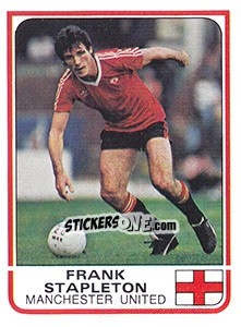 Cromo Frank Stapleton (Manchester United) - UK Football 1983-1984 - Panini