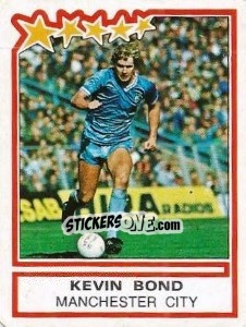 Figurina Kevin Bond (Manchester City) - UK Football 1983-1984 - Panini