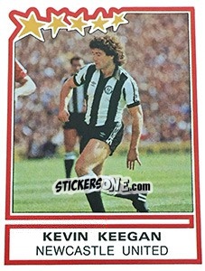Sticker Kevin Keegan (Newcastle United) - UK Football 1983-1984 - Panini