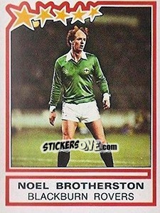 Sticker Noel Brotherston (Blackburn Rovers) - UK Football 1983-1984 - Panini