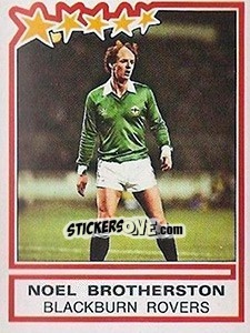 Cromo Noel Brotherston (Blackburn Rovers) - UK Football 1983-1984 n. 392 - Panini