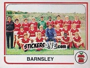 Sticker Barnsley Team - UK Football 1983-1984 - Panini