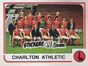 Figurina Charlton Athletic Team - UK Football 1983-1984 n. 406 - Panini