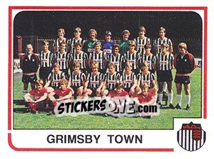 Cromo Grimsby Town Team - UK Football 1983-1984 - Panini
