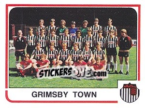 Sticker Grimsby Town Team - UK Football 1983-1984 n. 413 - Panini