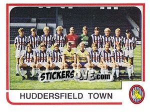 Figurina Huddersfleld Town Team - UK Football 1983-1984 - Panini