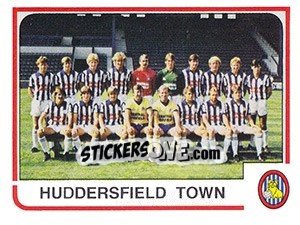 Sticker Huddersfield Town Team - UK Football 1983-1984 n. 415 - Panini