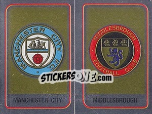 Figurina Manchester City / Middlesbrough Badge