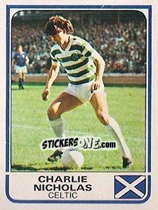 Figurina Charlie Nicholas (Glasgow Celtic) - UK Football 1983-1984 - Panini