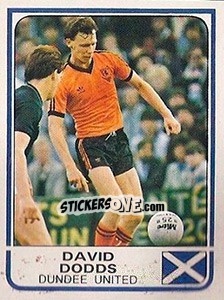 Cromo David Dodds (Dundee United) - UK Football 1983-1984 - Panini