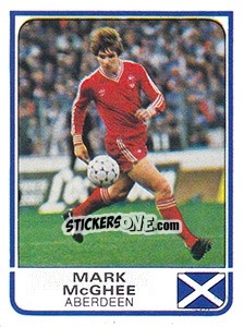 Cromo Mark McGhee (Aberdeen) - UK Football 1983-1984 - Panini