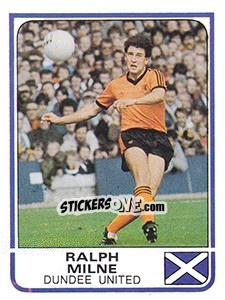 Cromo Ralph Milne (Dundee United) - UK Football 1983-1984 - Panini