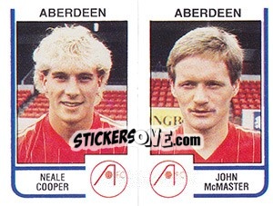 Figurina Neale Cooper / John McMaster - UK Football 1983-1984 - Panini
