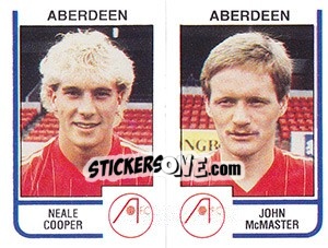 Sticker Neale Cooper / John McMaster - UK Football 1983-1984 n. 442 - Panini