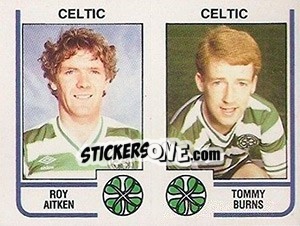 Sticker Roy Aitken / Tommy Burns - UK Football 1983-1984 n. 451 - Panini