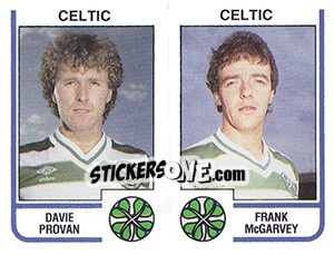 Sticker Davie Provan / Frank McGarvey - UK Football 1983-1984 n. 453 - Panini