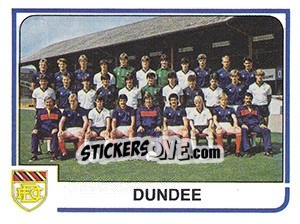 Sticker Team - UK Football 1983-1984 - Panini
