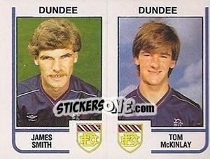 Sticker James Smith / Tom McKinlay - UK Football 1983-1984 - Panini