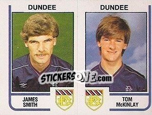 Figurina James Smith / Tom McKinlay - UK Football 1983-1984 n. 460 - Panini