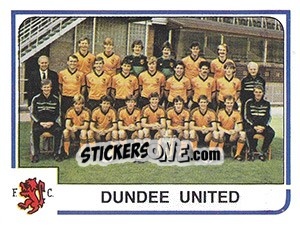 Sticker Team - UK Football 1983-1984 - Panini