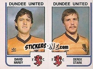 Sticker David Narey / Derek Stark - UK Football 1983-1984 - Panini