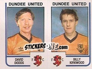 Figurina David Dodds / Billy Kirkwood - UK Football 1983-1984 n. 471 - Panini
