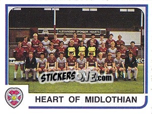 Sticker Team - UK Football 1983-1984 - Panini