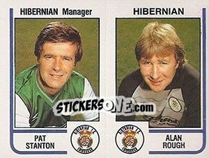 Sticker Pat Stanton / Alan Rough - UK Football 1983-1984 n. 484 - Panini