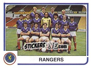 Sticker Team - UK Football 1983-1984 - Panini