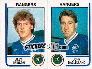 Sticker Ally Dawson / John McClelland - UK Football 1983-1984 n. 503 - Panini
