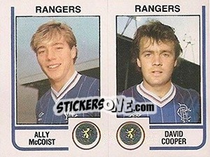 Sticker Ally McCoist / David Cooper - UK Football 1983-1984 n. 507 - Panini