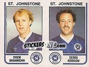 Sticker Drew Brannigan / Derek Addison - UK Football 1983-1984 n. 515 - Panini