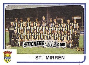 Sticker Team - UK Football 1983-1984 - Panini